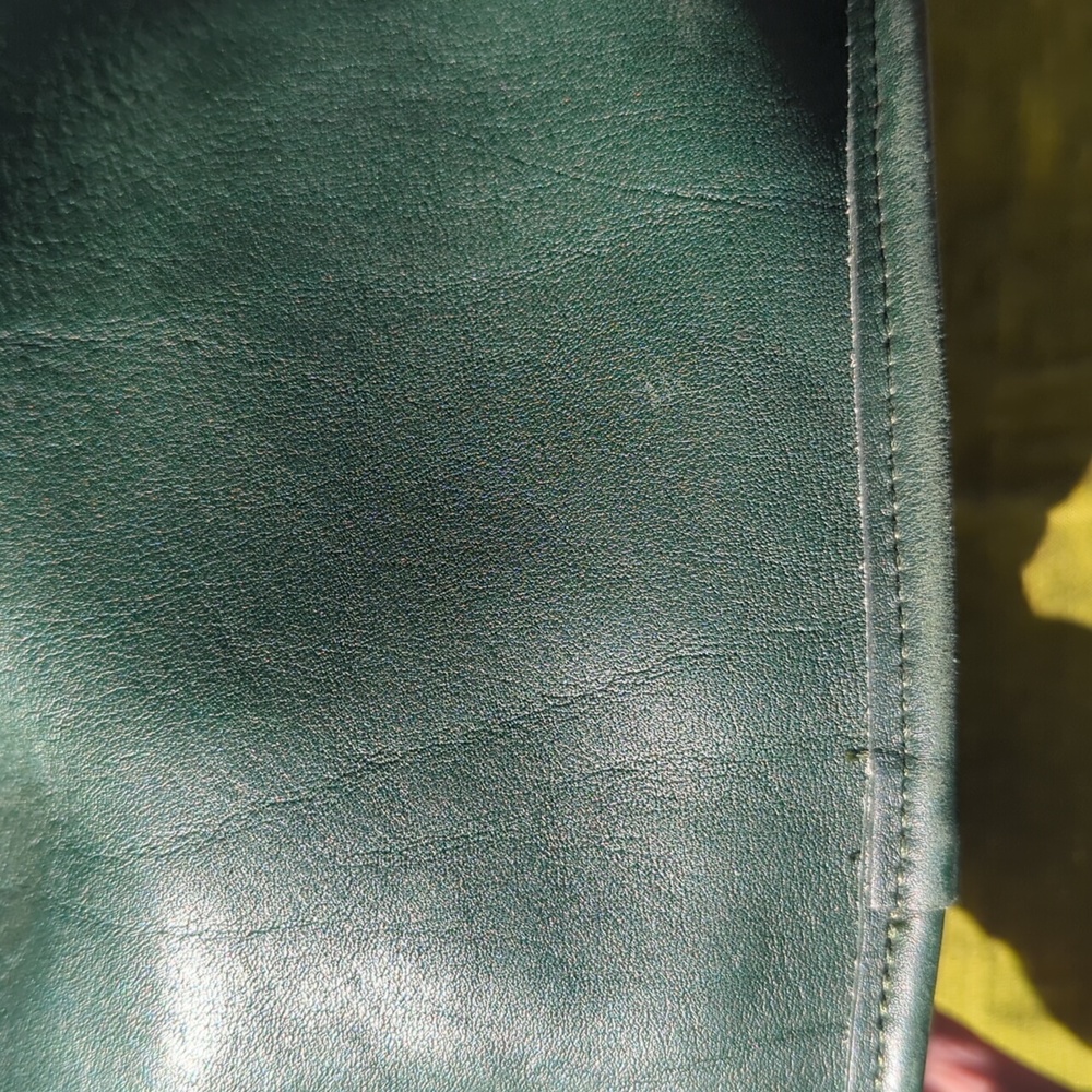 COACH Bottle Green Glove Tanned Leather Duffle Sac XL Bucket Bag 9085 USA COA - Picture 10 of 12